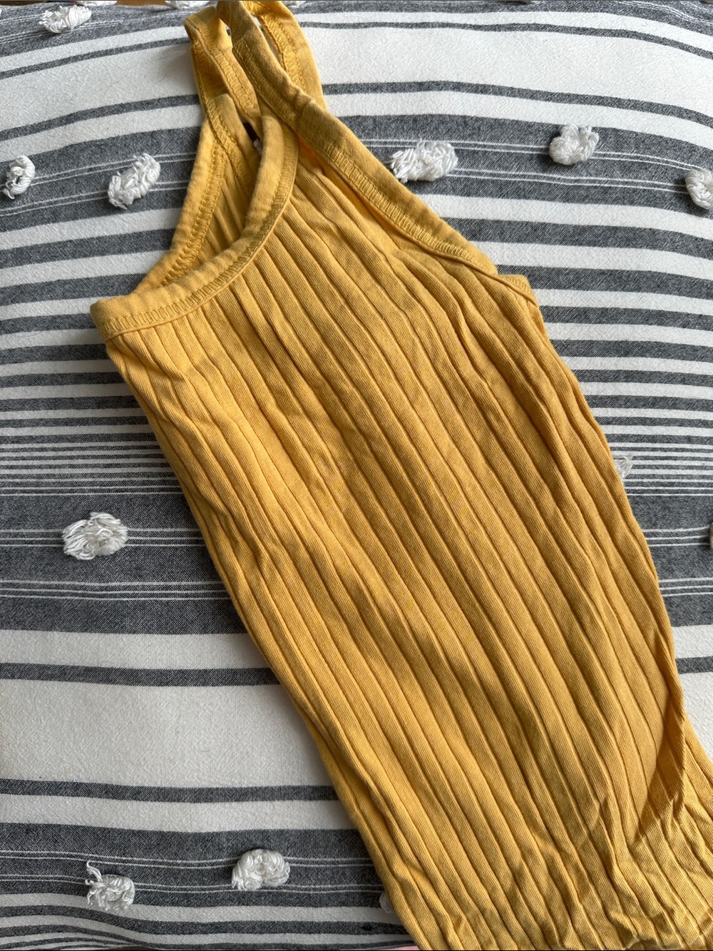 Old Navy Ribbed Mustard Tank Top